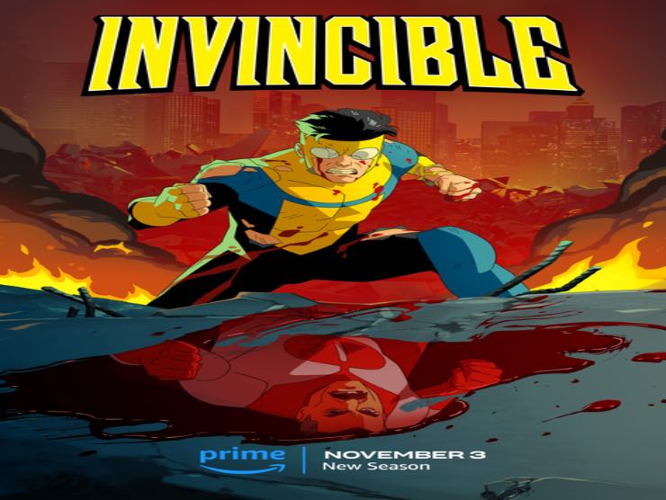 A partire dal 3 novembre, verrà distribuita la seconda stagione di Invincible
