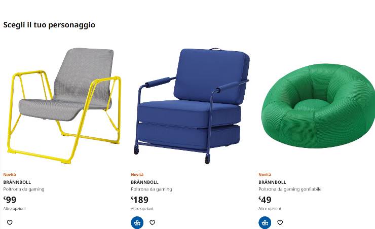 Poltrone gaming IKEA